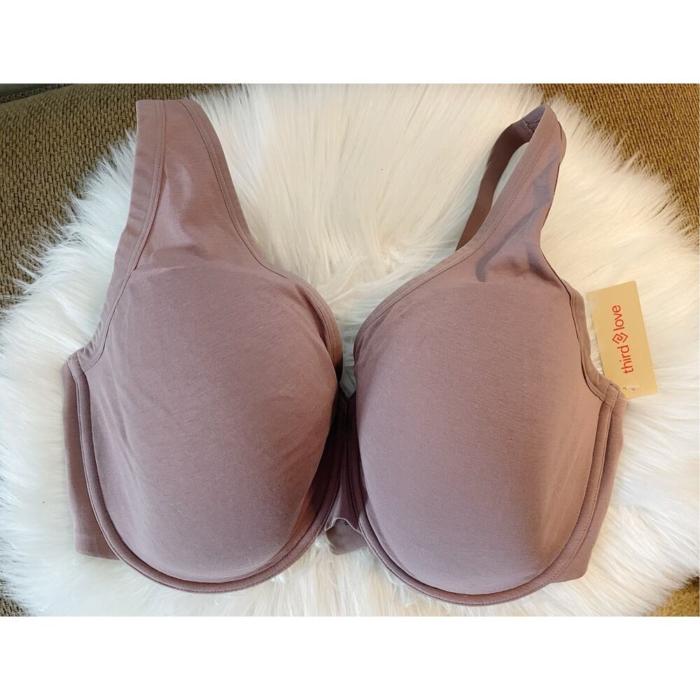 Thirdlove Organic Cloud Cotton Perfect Coverage Underwire Bra 36H 36 H New NWT - Picture 2 of 12